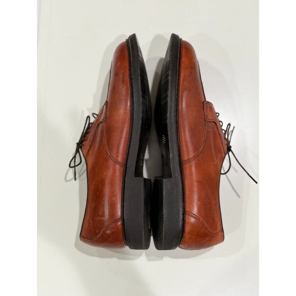 Allen Edmonds Hugh Brown Leather Split Toe McAlliister Shoes Mens 9.5